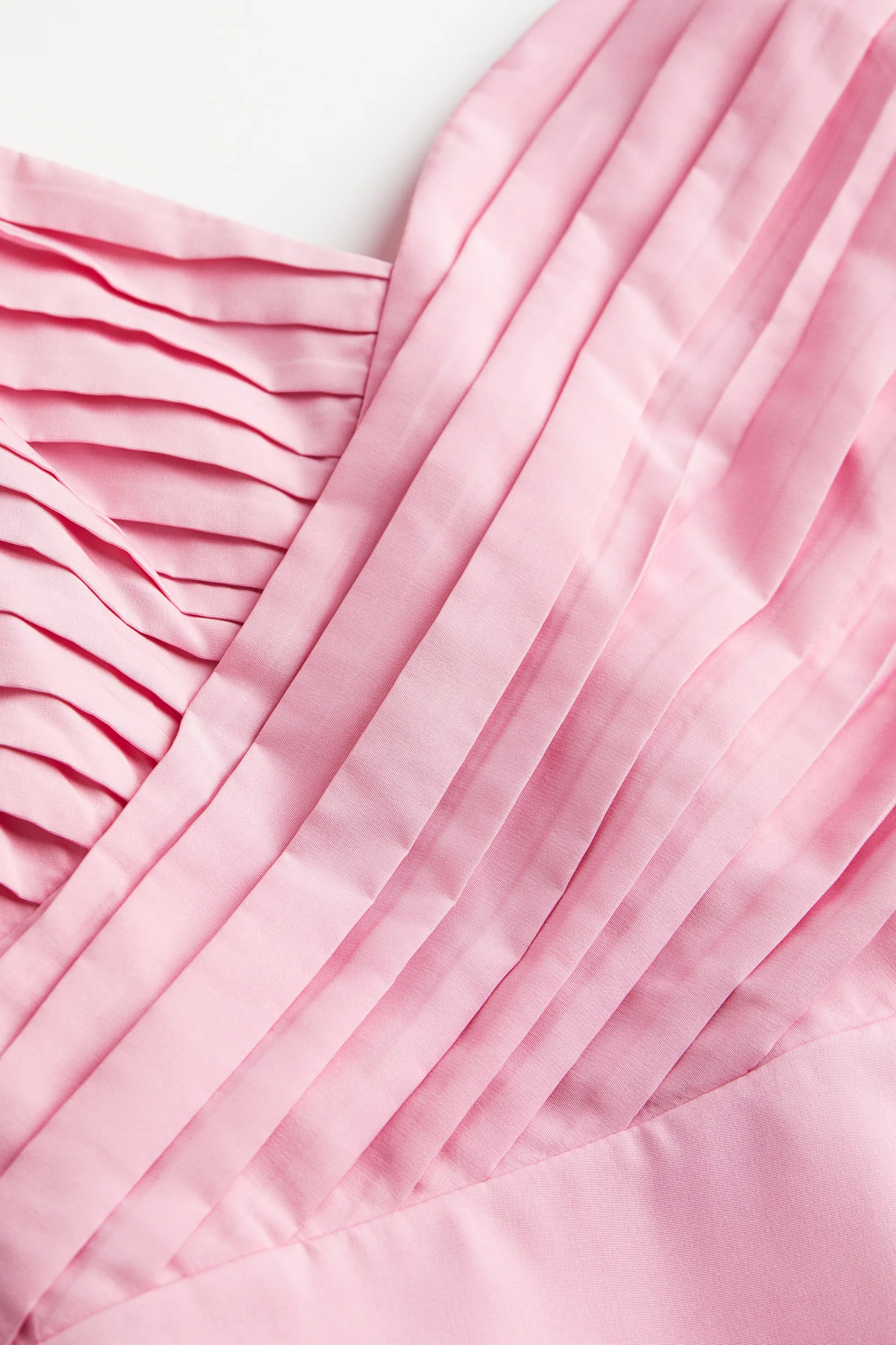 Robe à manches bouffantes - Rose clair
