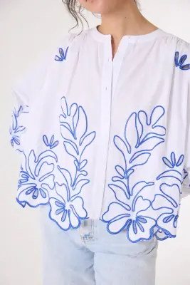 Chemise Lena blanche Blucoco – Sacrécoeur — photo 4