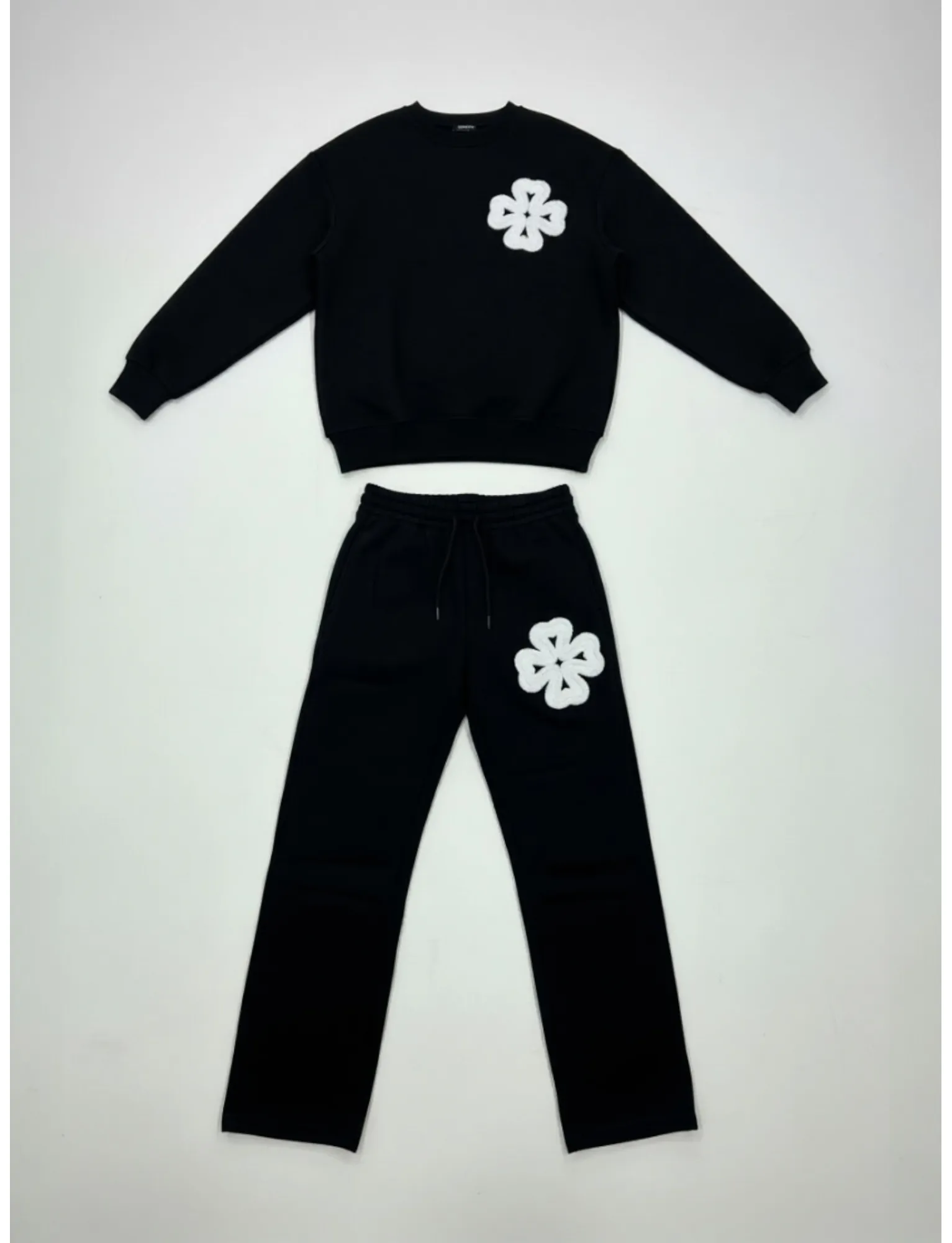 Ensemble Molleton Trèfle noir