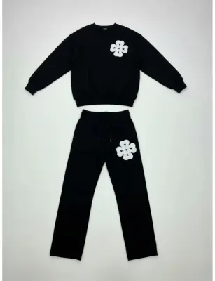 Ensemble Molleton Trèfle noir — photo 1