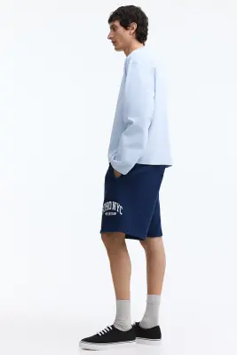 Short Relaxed Fit - Bleu marine/SoHo NYC — photo 3
