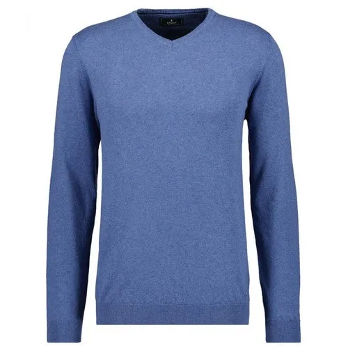 RAGMAN PULL COL V GRANDE LONGUEUR Bleu