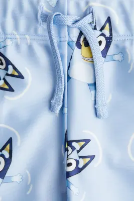 Boxer de bain imprimé - Bleu clair/Bluey — photo 1