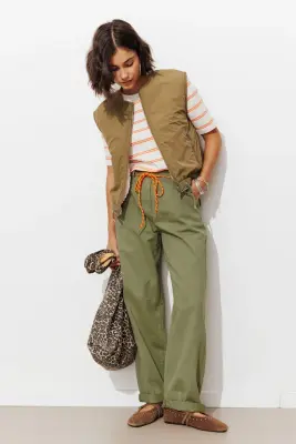 Pantalon chino taille haute — photo 3