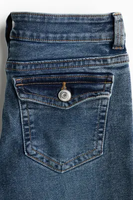 Flared Low Jeans - Bleu denim — photo 5