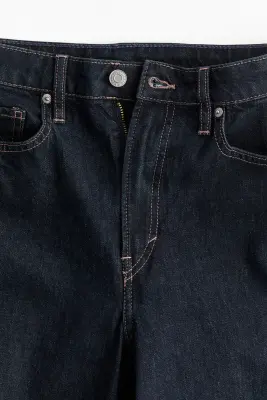Curvy Fit Slim High Jeans - Bleu denim foncé — photo 2