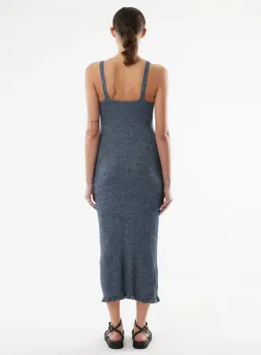 Robe en viscose et fibre irisée — photo 5