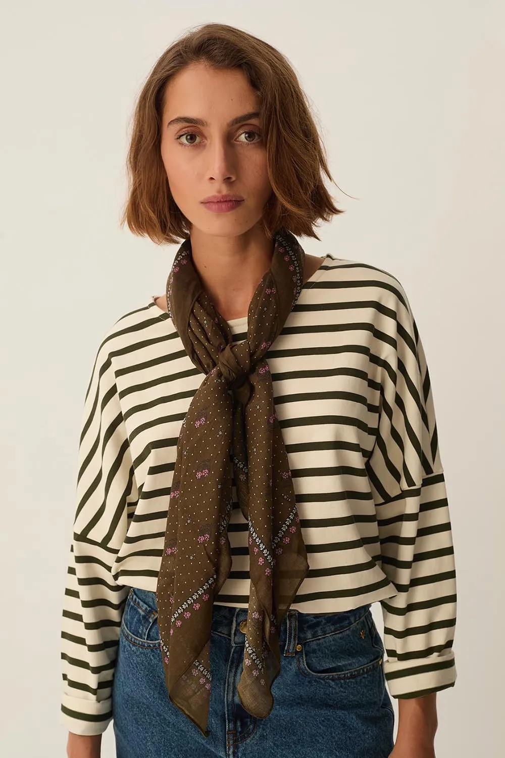 Foulard Nymou Sesame Pickle