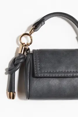 Mini sac - Gris foncé — photo 2