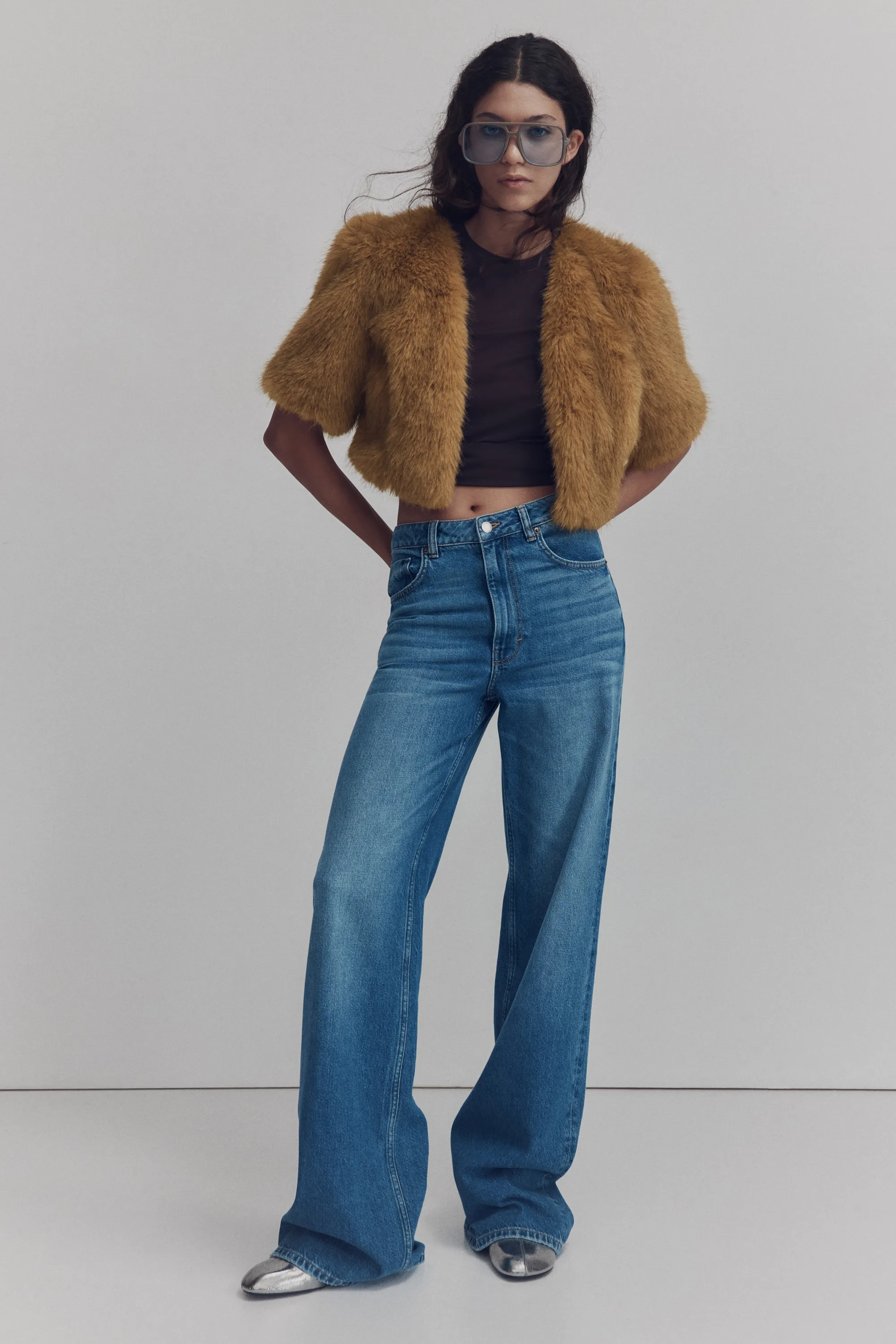 Veste courte - Beige foncé