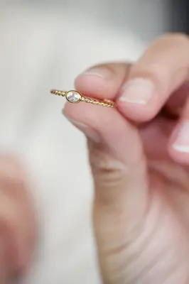 BAGUE CARMEN DIAMANT — photo 2
