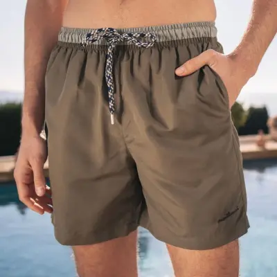 Maillot de bain Plongeon kaki — photo 1