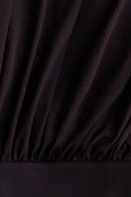 Robe froncée - Violet prune — photo 3