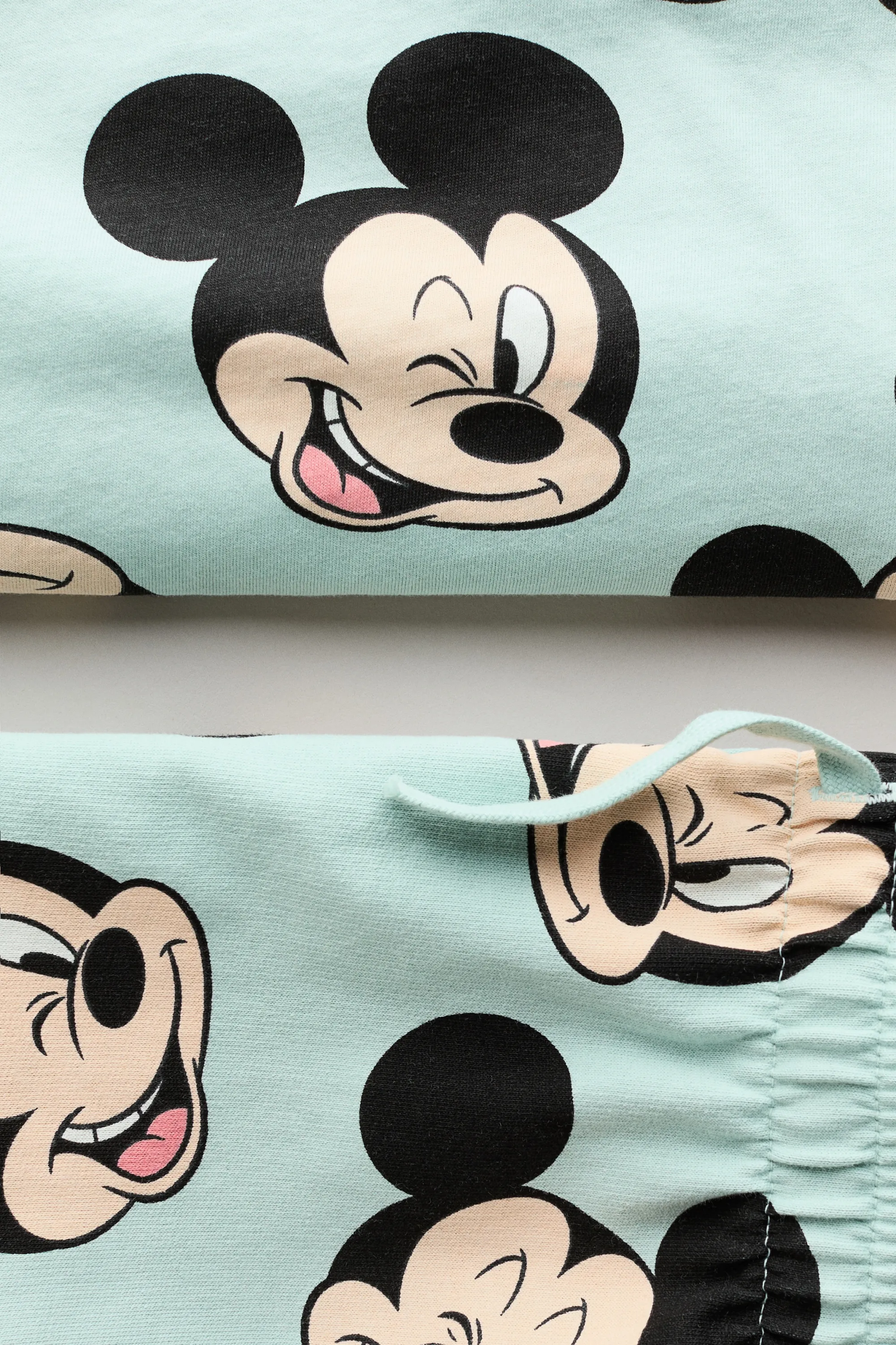 Ensemble imprimé 2 pièces - Turquoise/Mickey