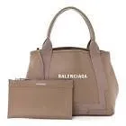 Sac a main cuir navy cabas s