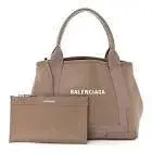 Sac a main cuir navy cabas s