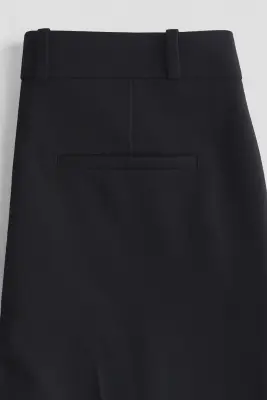 Pantalon chic à jambes larges Wrinkle-resistant - Noir — photo 1