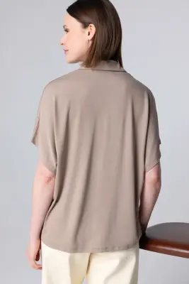 Chemise en viscose et élasthanne — photo 4