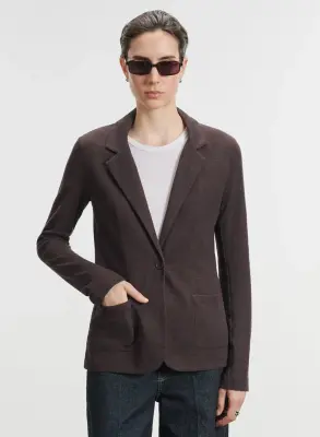 Veste en coton organique, cachemire et coton supima