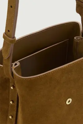 SAC BELLO MINI CARAMEL CROÛTE DE CUIR — photo 4
