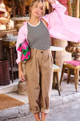 Débardeur Tonia (rayures noires) – Laure + Max — photo 1