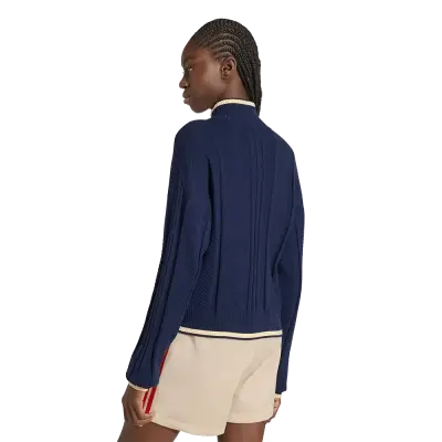 Adidas Knit Firebird Track Top Night Indigo — photo 3