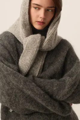 Echarpe Aubelle Gris Chiné — photo 3