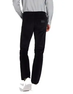 WRANGLER PANTALON VELOURS GREENSBORO Marine — photo 3