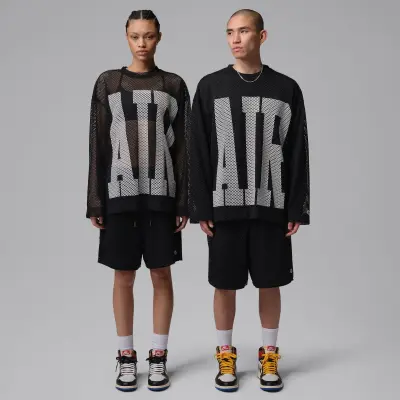 Jordan x Union x Fragment Long Sleeve Jersey Black/Ivory — photo 2