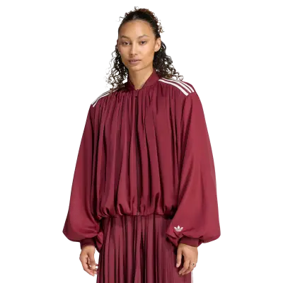 Adidas Pleated Track Top Shadow Red — photo 2