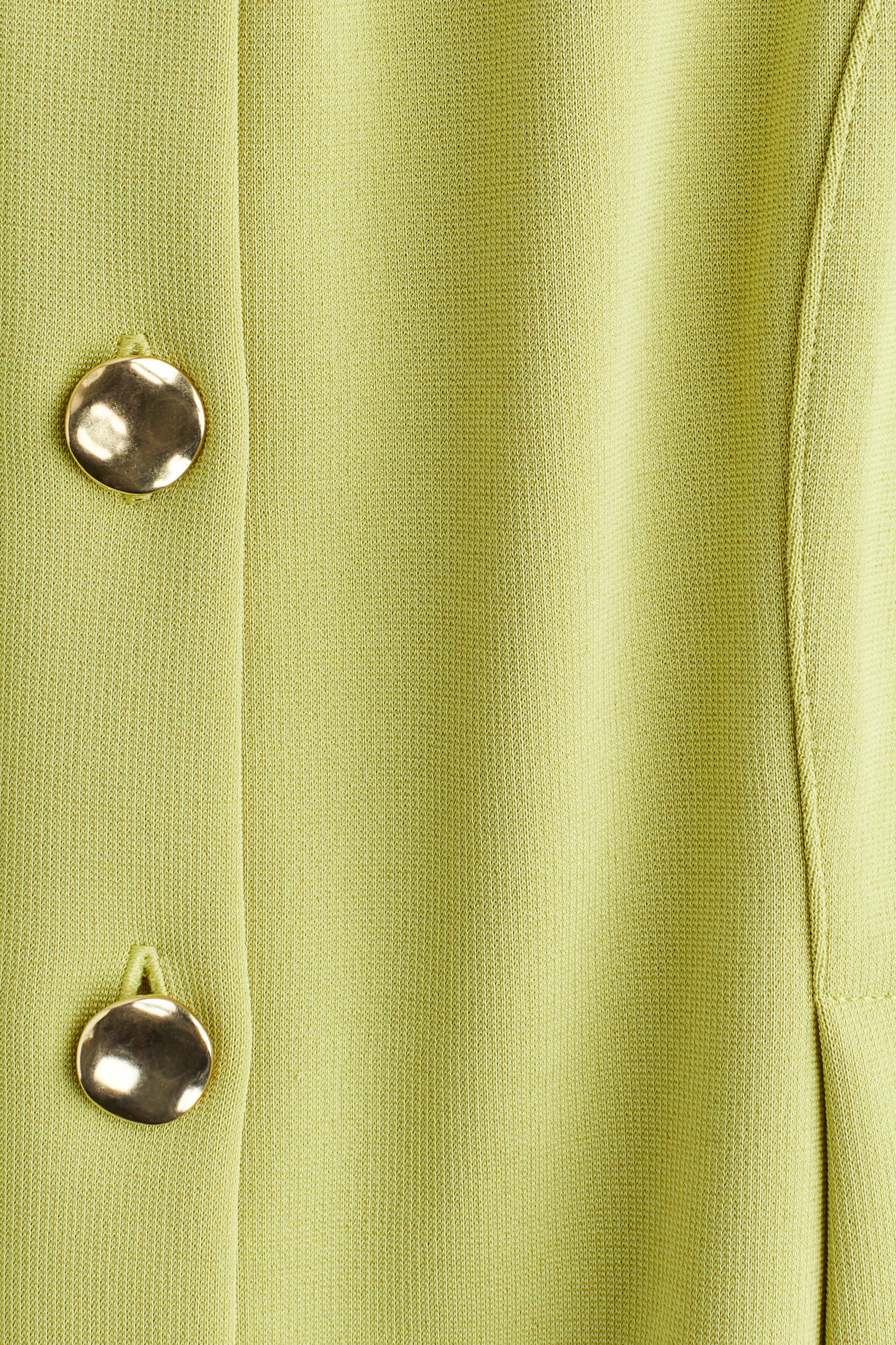 Gilet sans manches avec basque - Vert-jaune