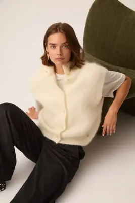 Gilet Alibou Creme — photo 2