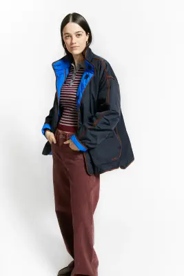 Indee – Veste réversible Warmup Navy — photo 2