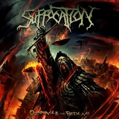 SUFFOCATION – pinnacle of bedlam – VINYL LP (yellow and black swirl)