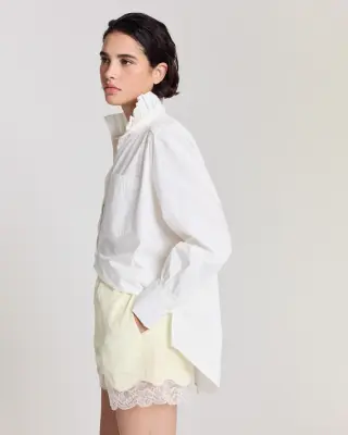 Chemise Léonor blanc naturel — photo 5
