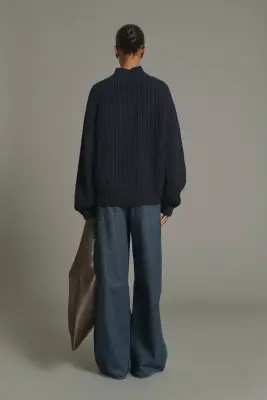 PULL FLAMAND NAVY — photo 4