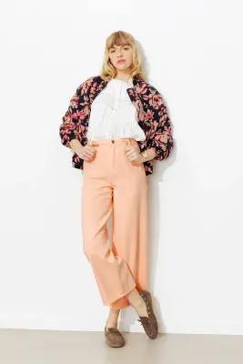 Pantalon large et court Femme — photo 3