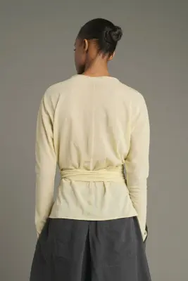 TEE-SHIRT LUTH JAUNE PÂLE — photo 4