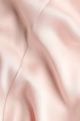 Jupe asymétrique en satin - Rose clair — photo 3