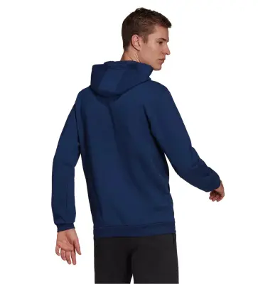 ADIDAS SWEAT CAPUCHE GRANDE LONGUEUR Marine — photo 4