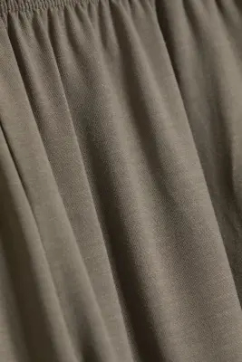 Pantalon bouffant mi-haut doux - Gris cendré — photo 4