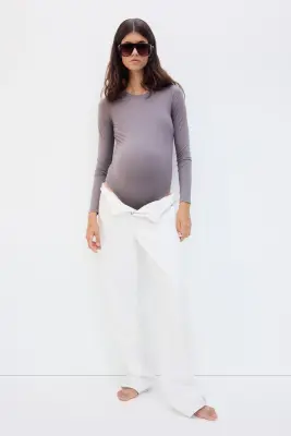 MAMA Body à manches longues - Violet ancien — photo 1