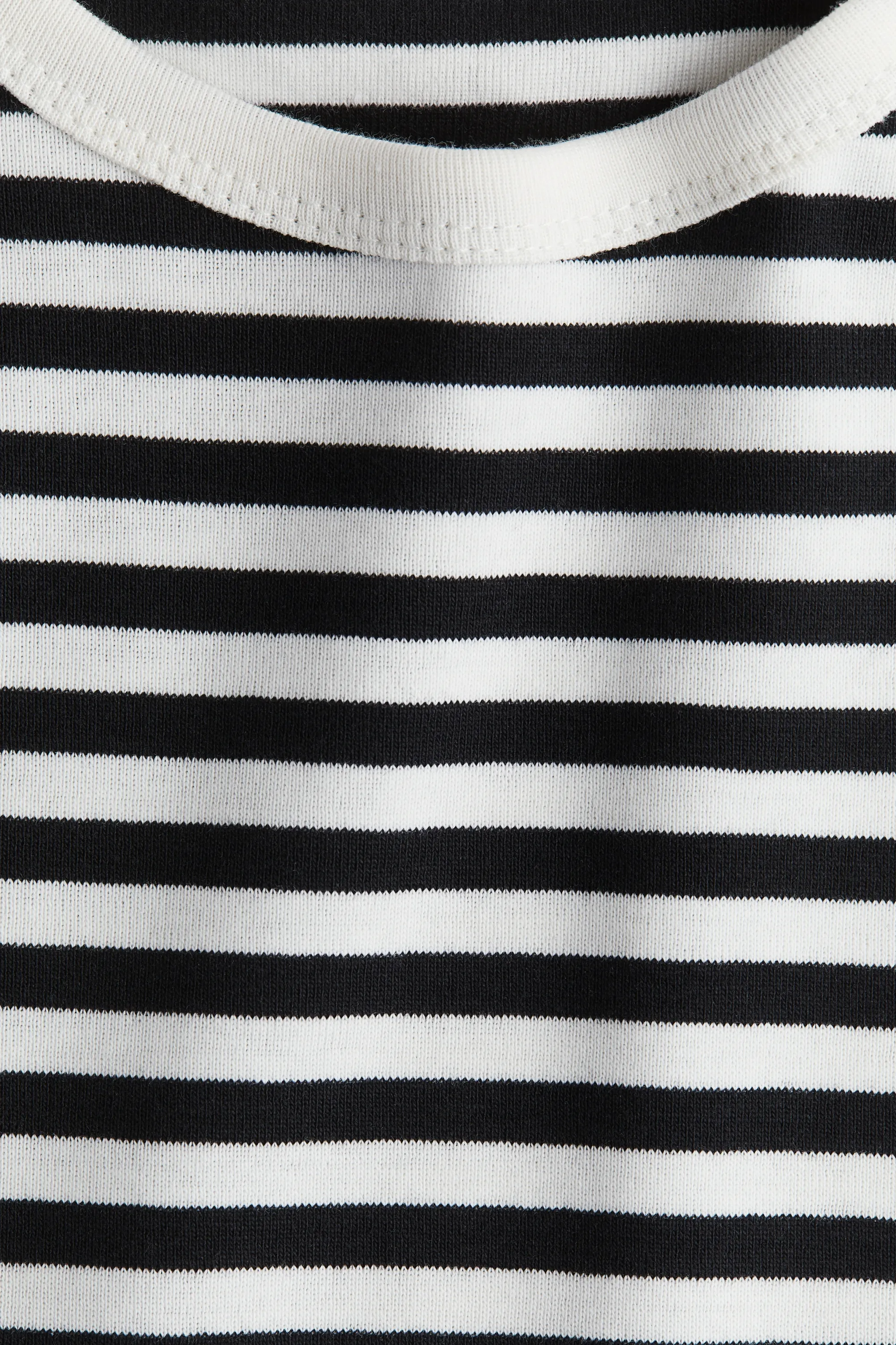 T-shirt ajusté - Blanc/rayé