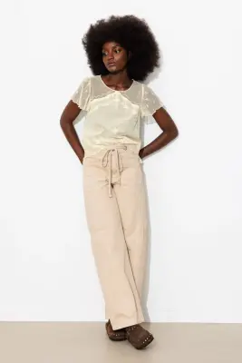 Blouse brodée Femme — photo 3
