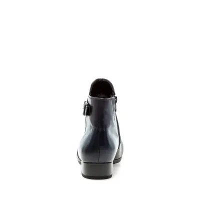 Bottines Gabor 72.711.26 Bleu Nuit - Cuir Lacets Grande Pointure Femme — photo 4