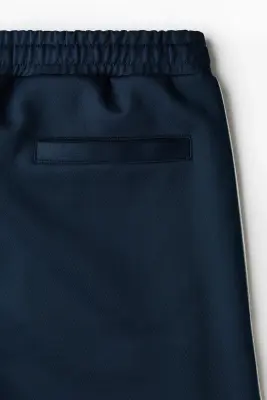 Short Relaxed Fit - Bleu foncé/blanc — photo 5