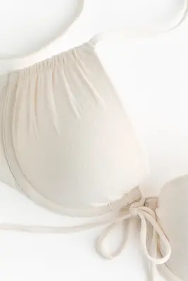 Haut de maillot push-up - Crème — photo 3