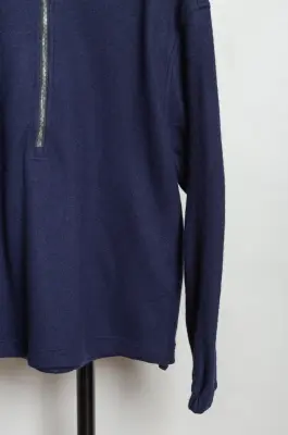 De Dam Foundation – Virgin Wool Fleece 26FW-FL-WV-01 – Navy — photo 5