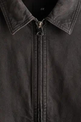 Veste workwear en denim - Marron ancien — photo 5