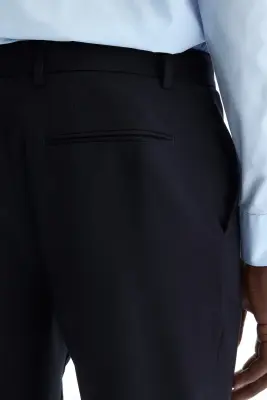 Pantalon de costume Slim Fit - Bleu marine — photo 2